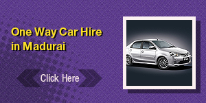 One Way Drop Car Rental in Madurai